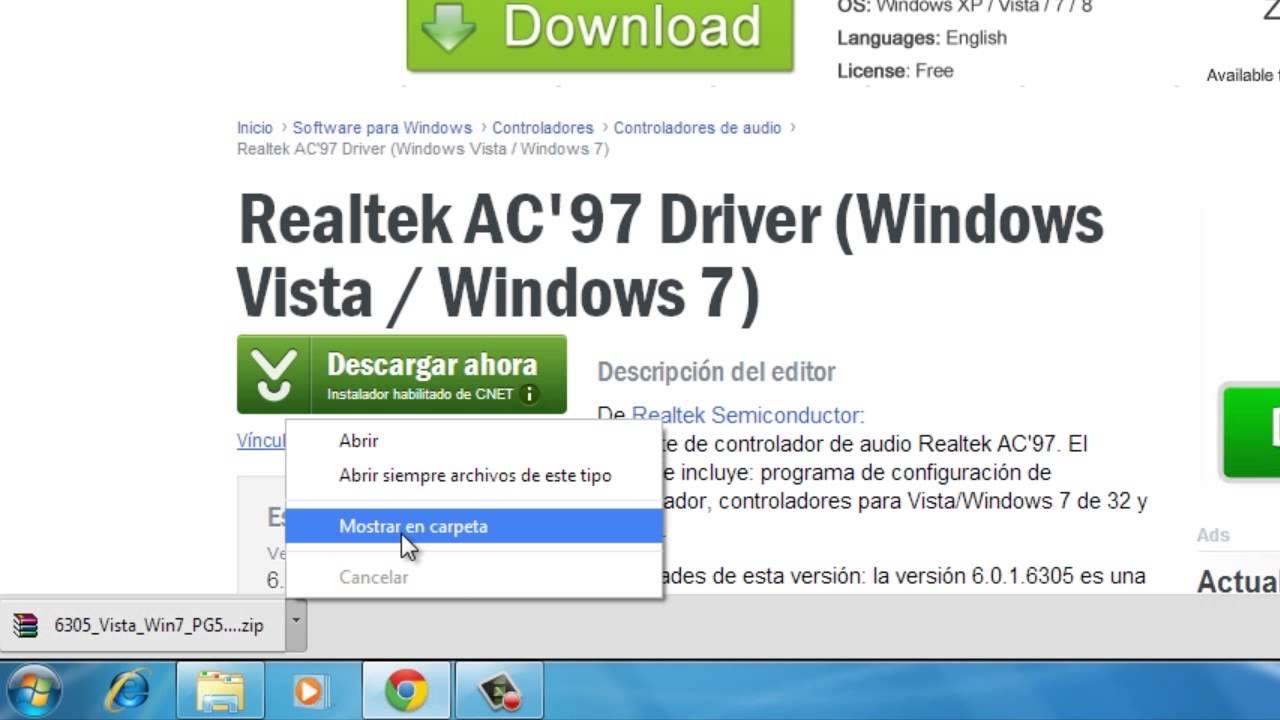 Realtek ac 97 audio driver windows 7 free download